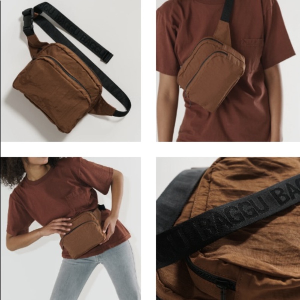 Baggu Fanny Pack in Brown Tan NWOT